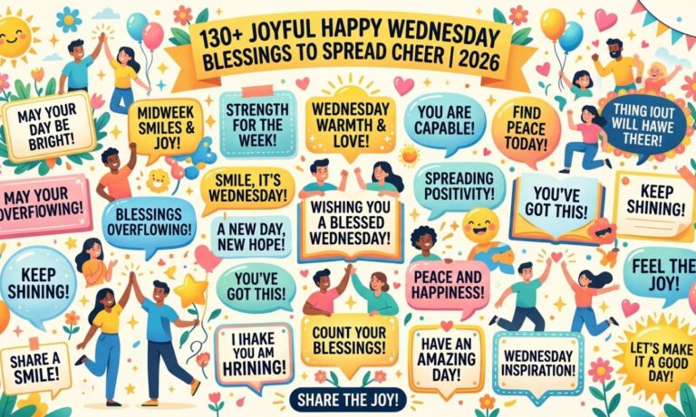 130+Joyful Happy Wednesday Blessings To Spread Cheer 2026