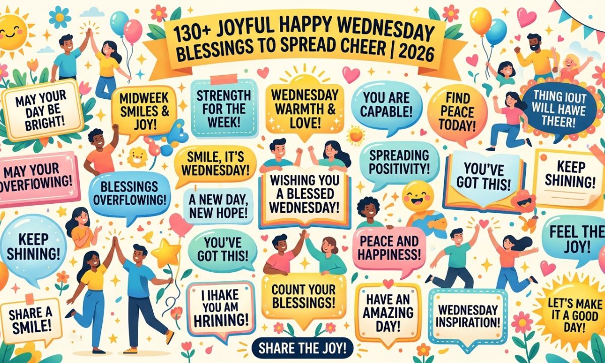 130+Joyful Happy Wednesday Blessings To Spread Cheer 2026