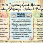 140+Inspiring Good Morning Sunday Blessings, Wishes & Prayers