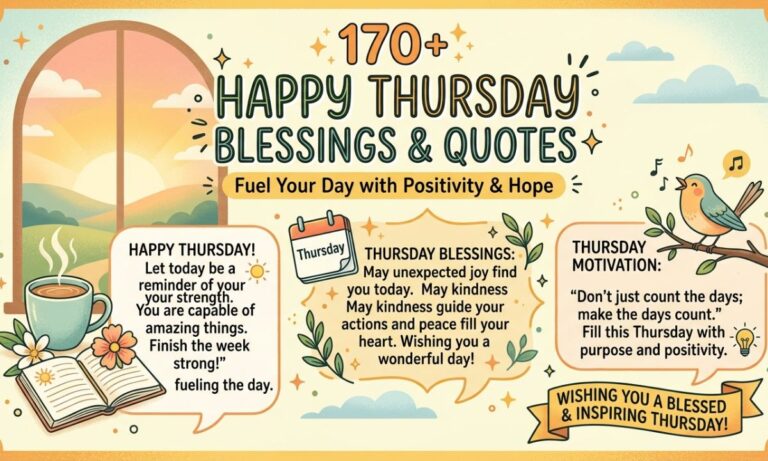 170+Happy Thursday Blessings and Quotes to Fuel Your Day