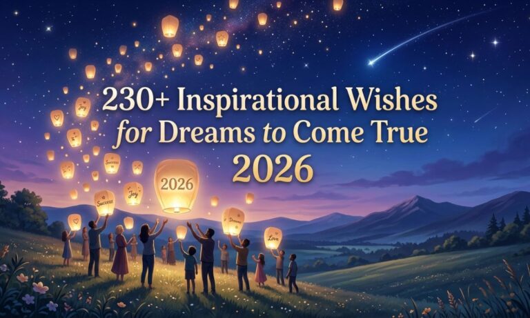 230+Inspirational Wishes for Dreams to Come True 2026