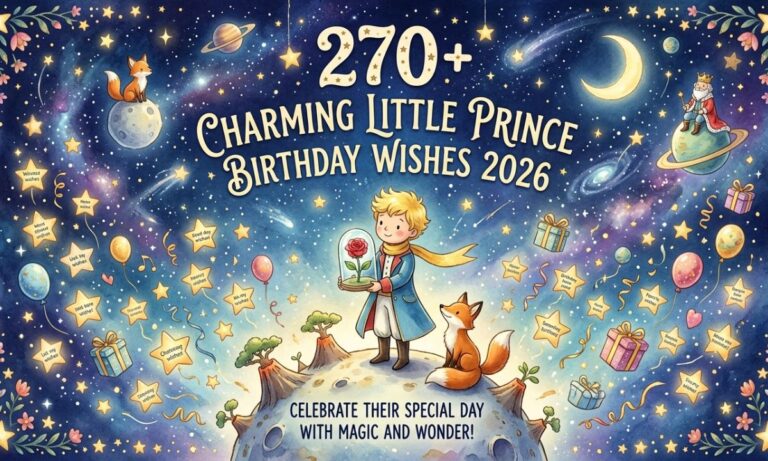 270+Charming Little Prince Birthday Wishes 2026