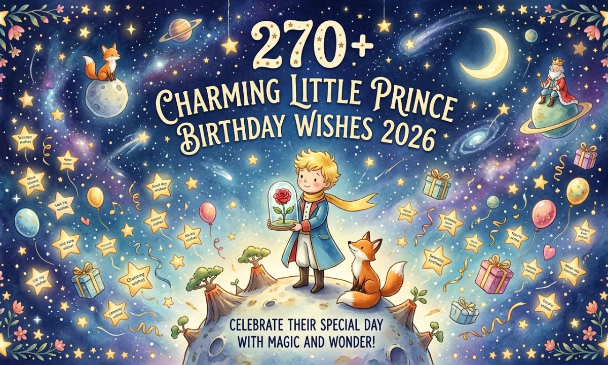 270+Charming Little Prince Birthday Wishes 2026