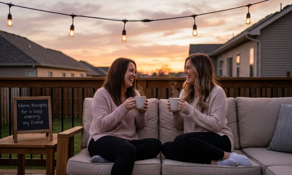 4. Heartwarming Good Evening Messages for Friends and Loved Ones