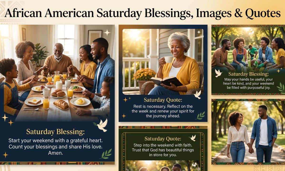 450+ Best African American Saturday Blessings, Images & Quotes
