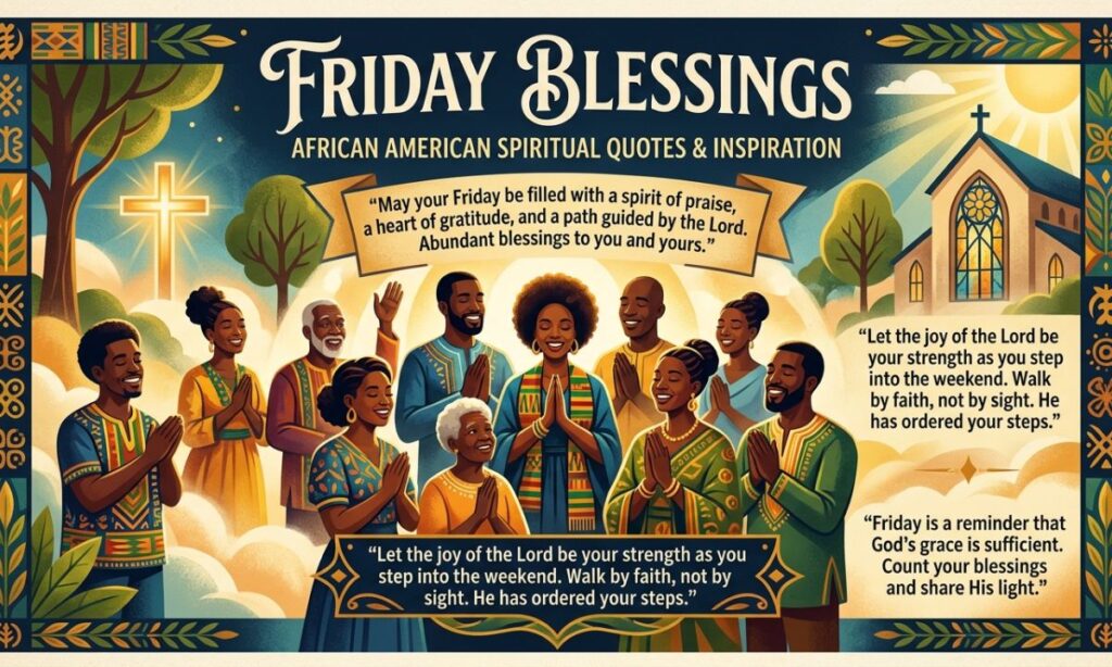 African American Spiritual Friday Blessings Quotes