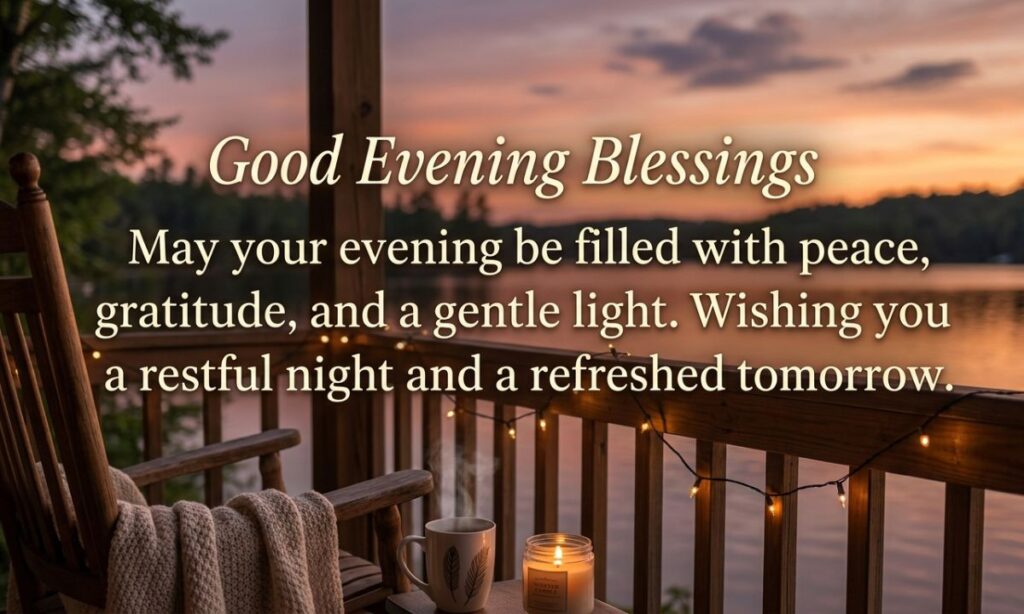 Beautiful Good Evening Blessings Images to Share on Social Media