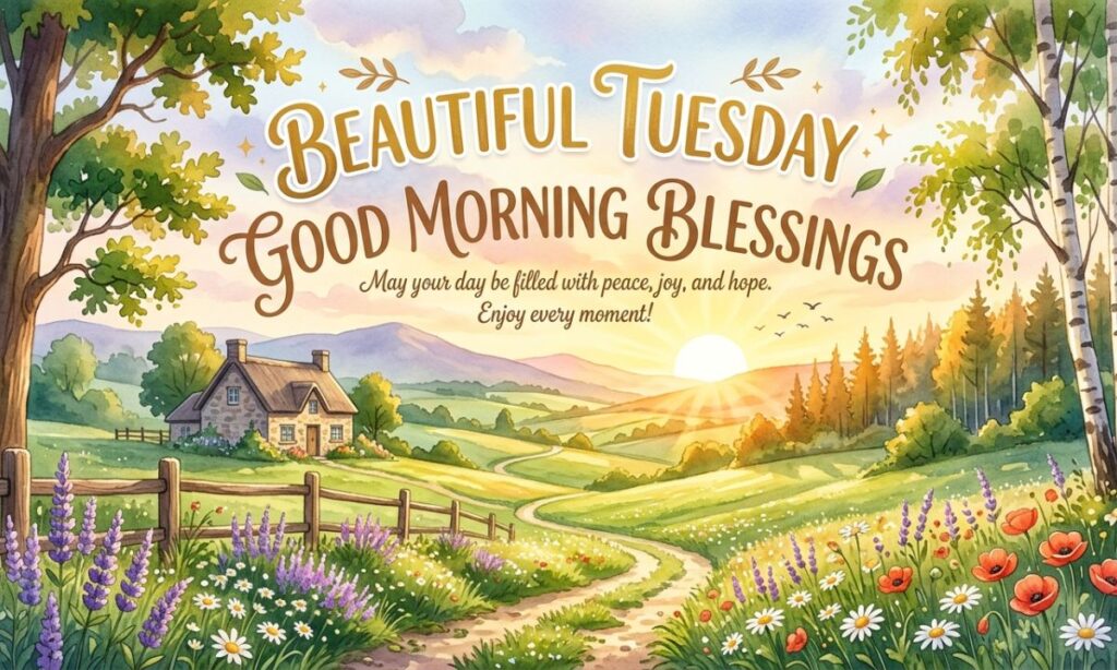 Beautiful Tuesday Good Morning Blessings