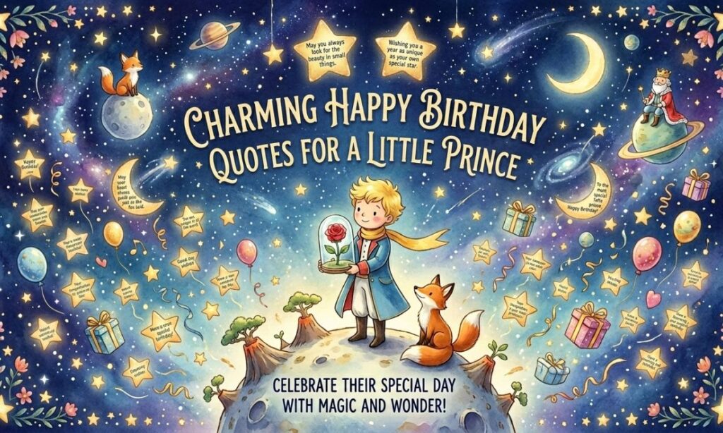 Charming Happy Birthday Quotes for a Little Prince