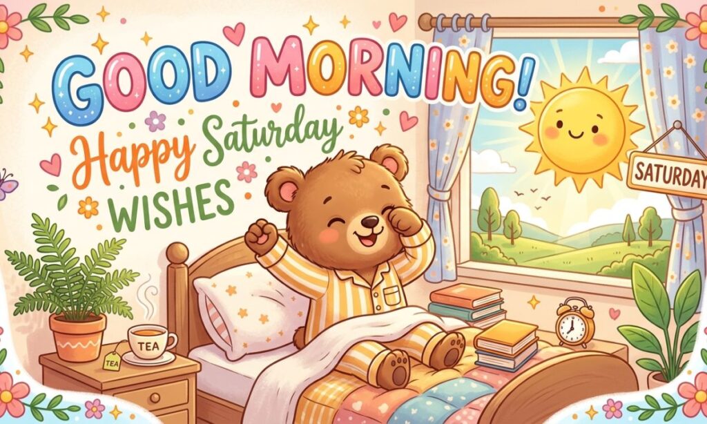 Cute Good Morning Saturday Wishes