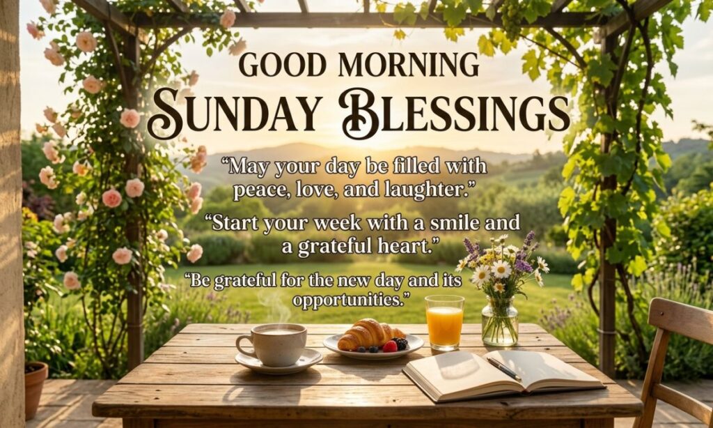 Good morning Sunday Blessings Quotes