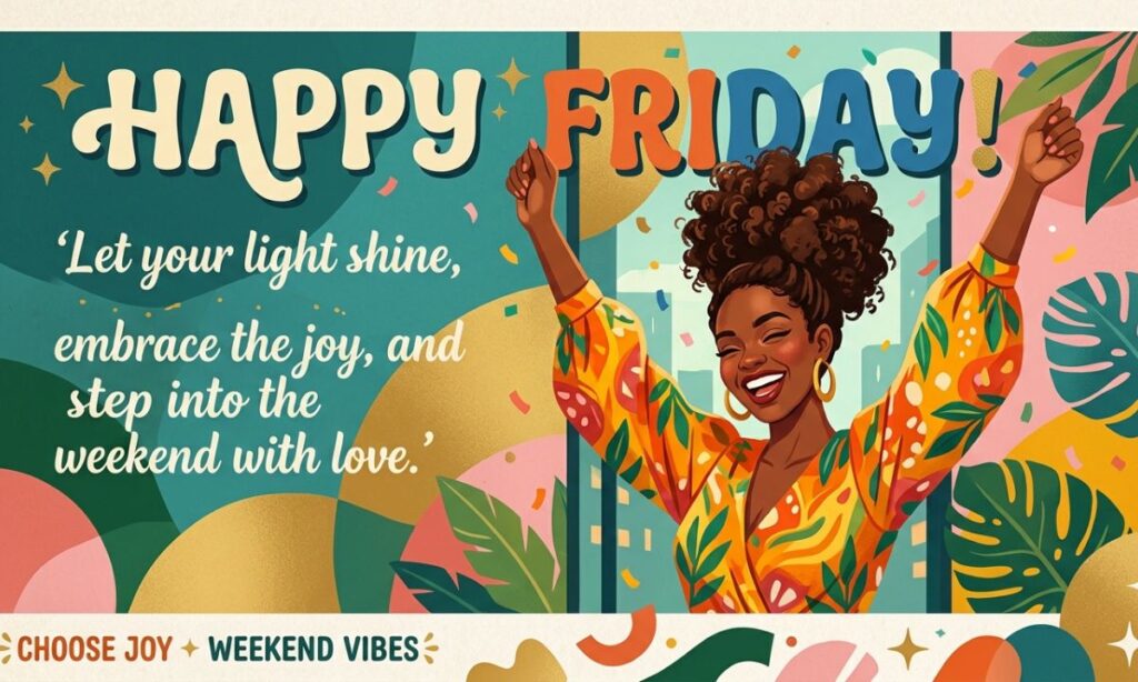 Happy Friday Black Woman Images and Quotes