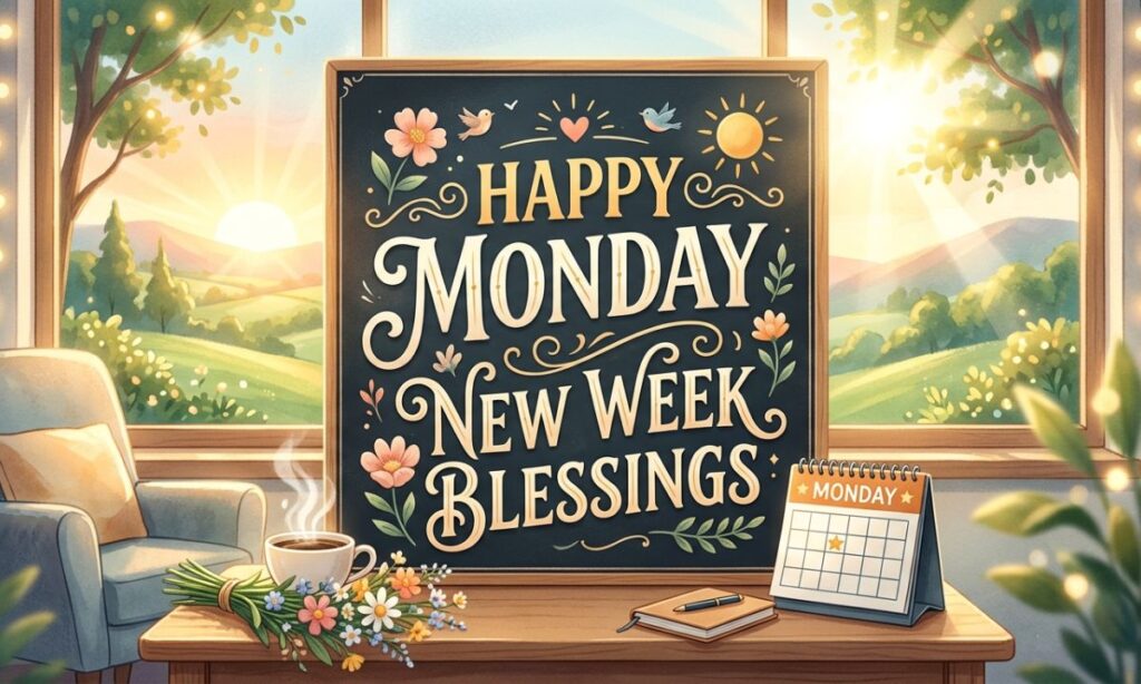 Happy Monday New Week Blessings