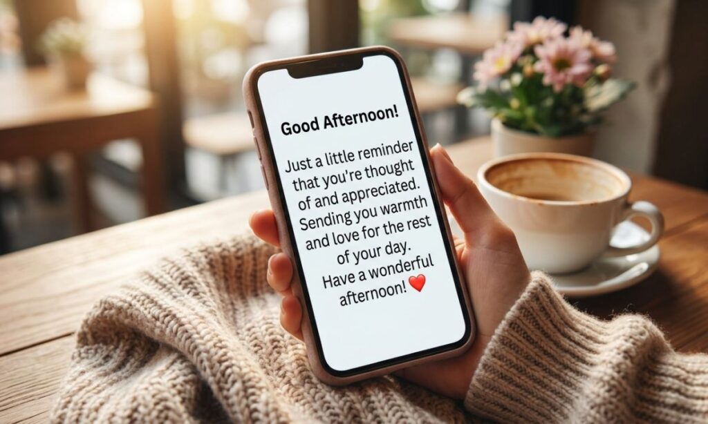 Heartfelt Good Afternoon Messages