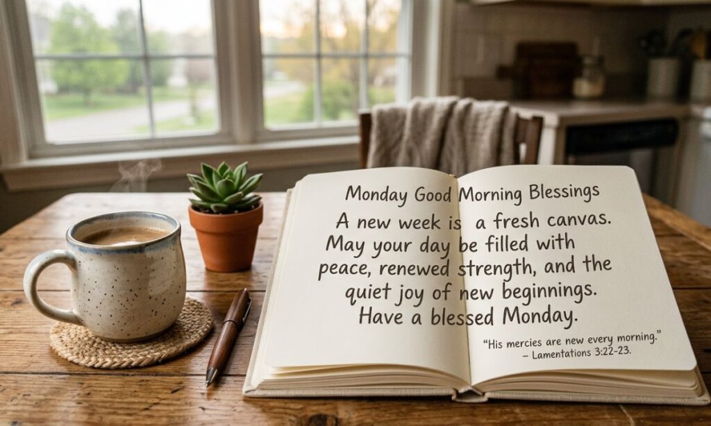 Monday Good Morning Blessings Quotes