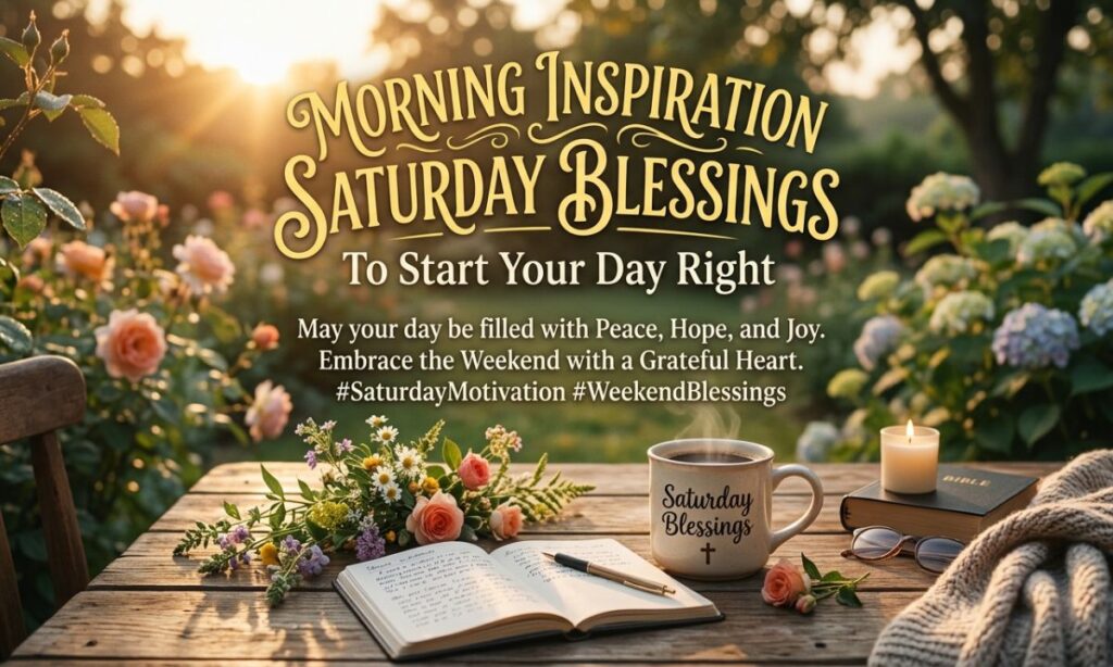 Morning Inspiration Saturday Blessings to Start Your Day Right