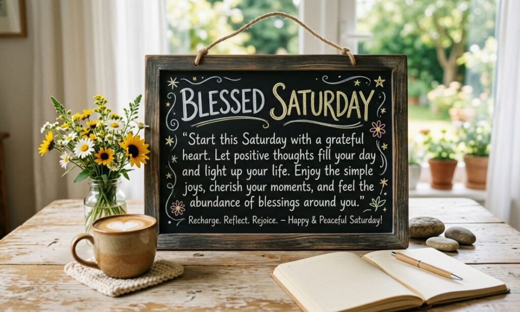 Positive Thoughts and Quotes for a Blessed Saturday
