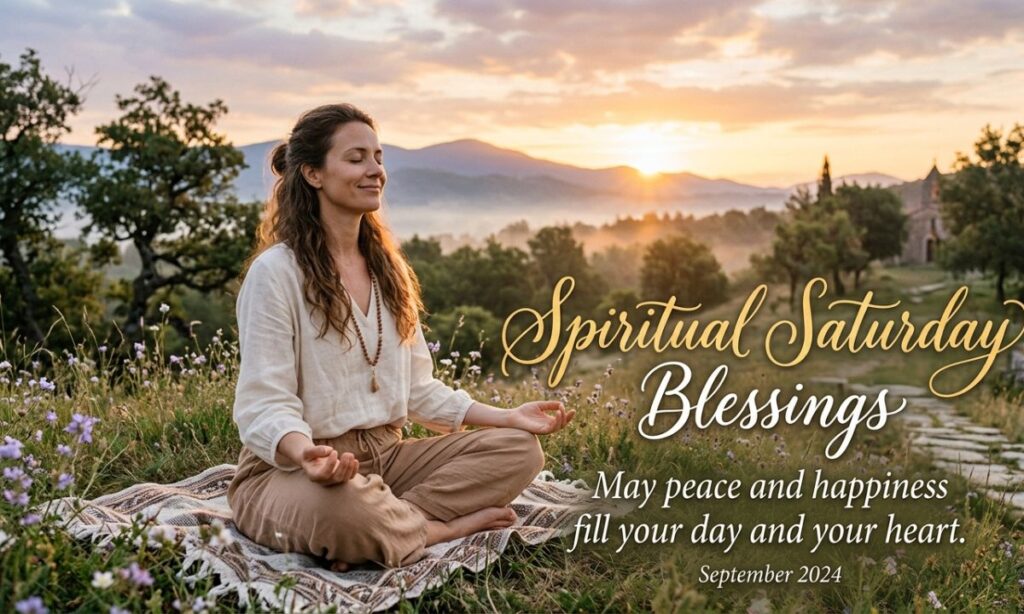 Spiritual Saturday Blessings for Peace and Happiness