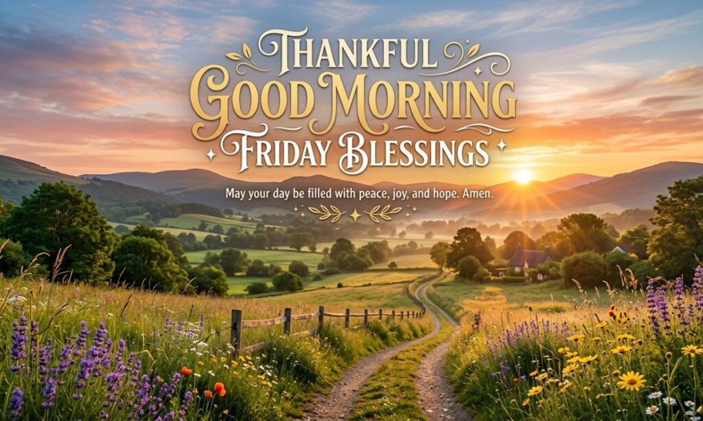 Thankful Good Morning Friday Blessings