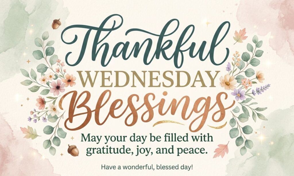 Thankful Wednesday Blessings