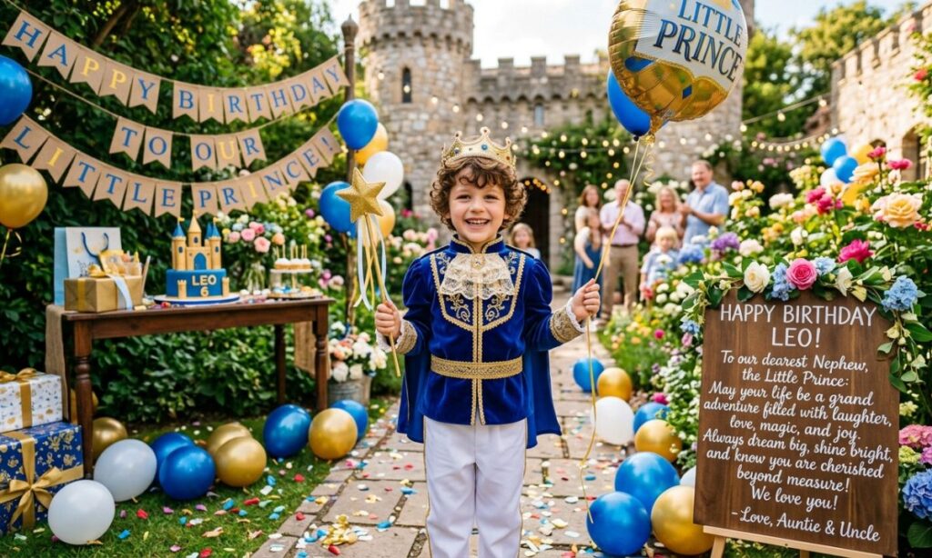 Unique Birthday Wishes for Nephew, the Little Prince
