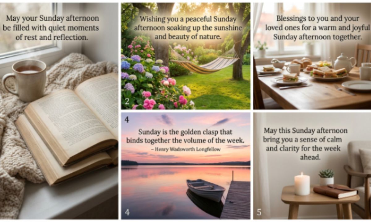 120+ Sunday Afternoon Blessings With Images and Quotes