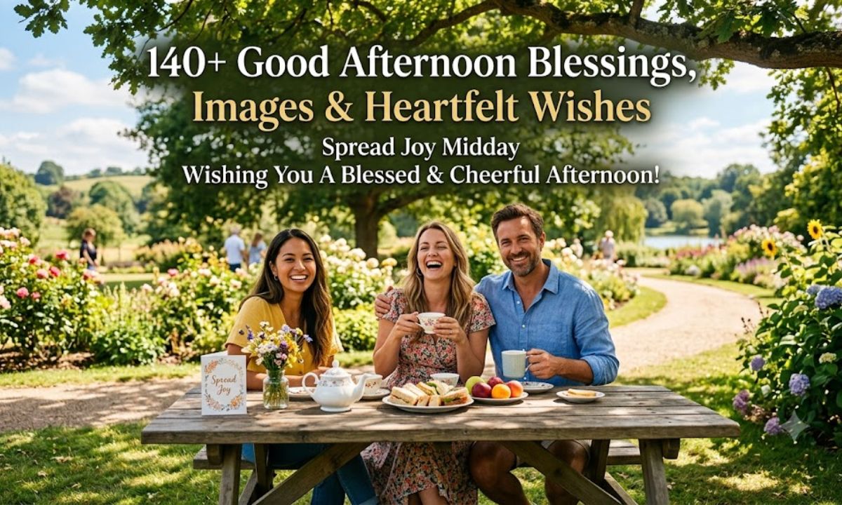 140+Good Afternoon Blessings, Images & Heartfelt Wishes — Spread Joy Midday