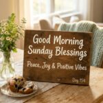 154+Good Morning Sunday Blessings Peace, Joy & Positive Vibes