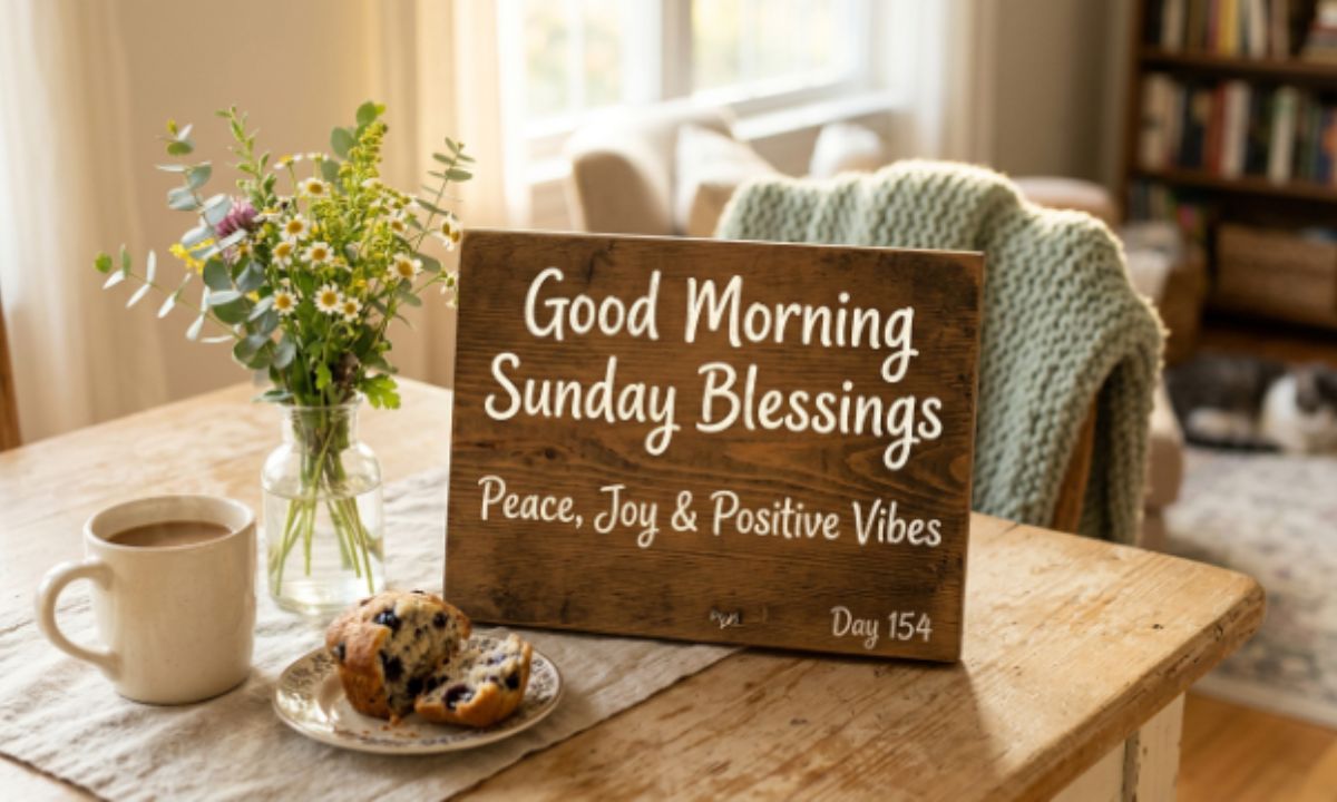154+Good Morning Sunday Blessings Peace, Joy & Positive Vibes