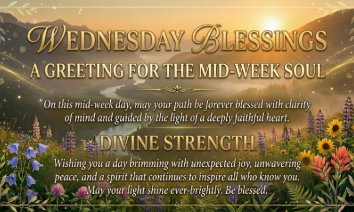 183+Wednesday Blessings Images, Wishes, Quotes and Prayers