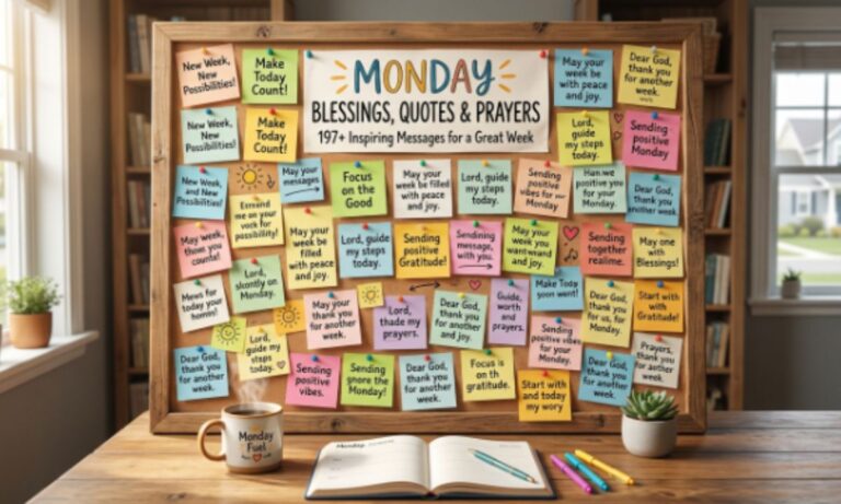 197+ Positive Monday Blessings, Quotes and Prayers
