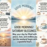 200+Positive Saturday Blessings, Prayers, and Weekend Inspiration Quotes & images