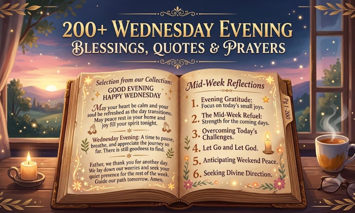 200+Wednesday Evening Blessings, Quotes & Prayers — Good Evening Happy Wednesday