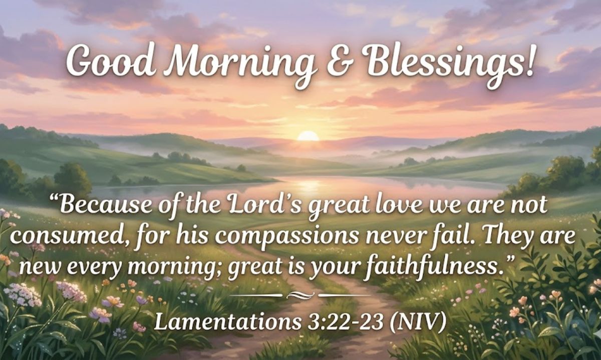 345+Positive Bible Verse Good Morning Blessings GIF Uplifting Scriptures to Start Your Day