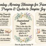 450+ Sunday Morning Blessings for Friends Prayers & Quotes to Inspire Joy