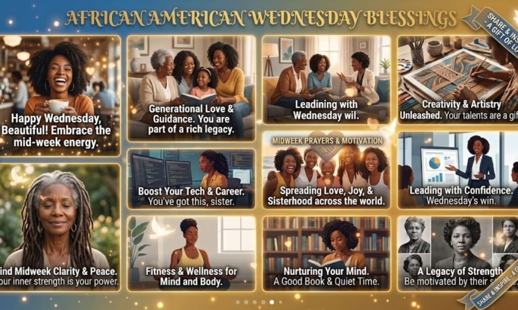African American Wednesday Blessings GIF Free