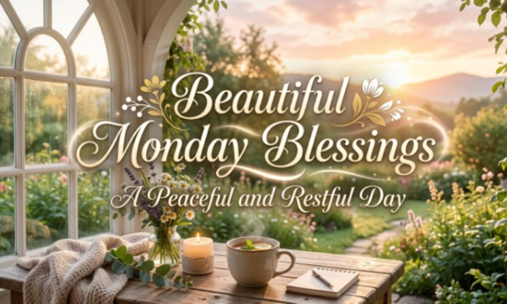 Beautiful Monday Blessings for a Peaceful and Restful Day