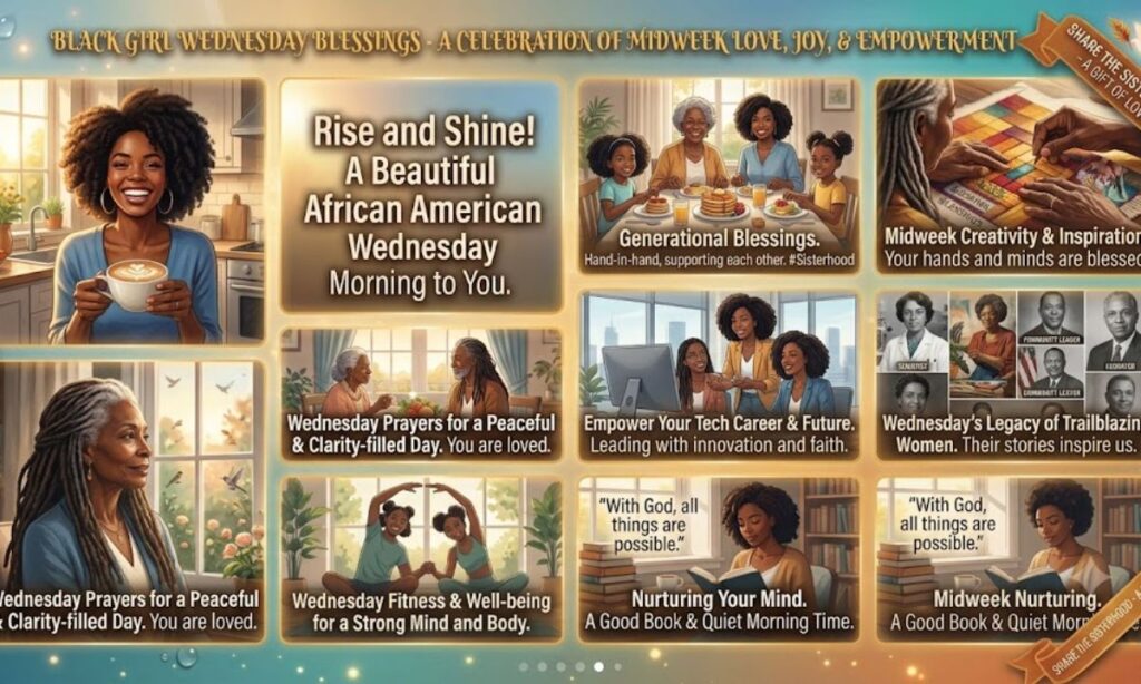 Black Girl Wednesday Blessings Images and Quotes