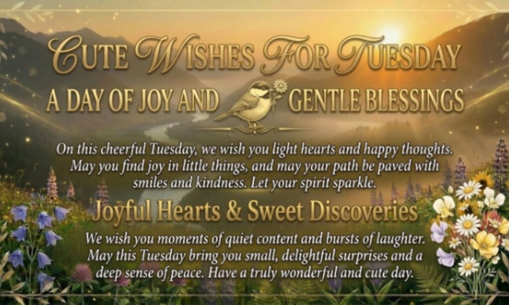 Cute Wishes For Tuesday