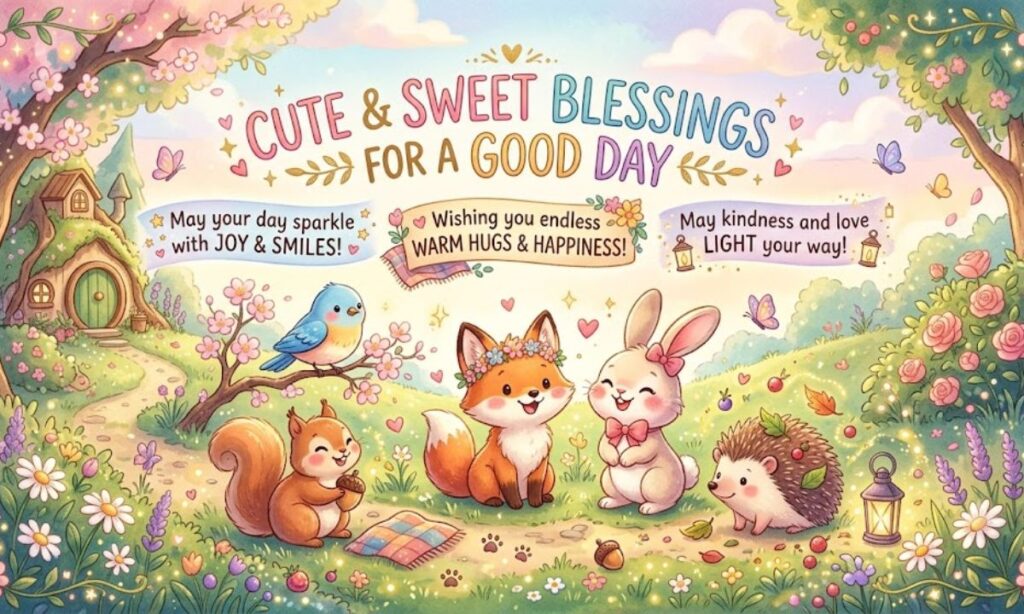 Cute and Sweet Blessings for a Good Day