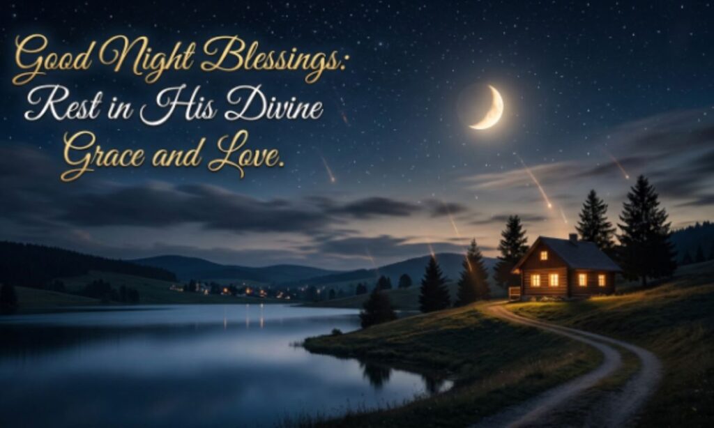 God Beautiful Good Night Blessings to Rest in His Divine Grace and Love