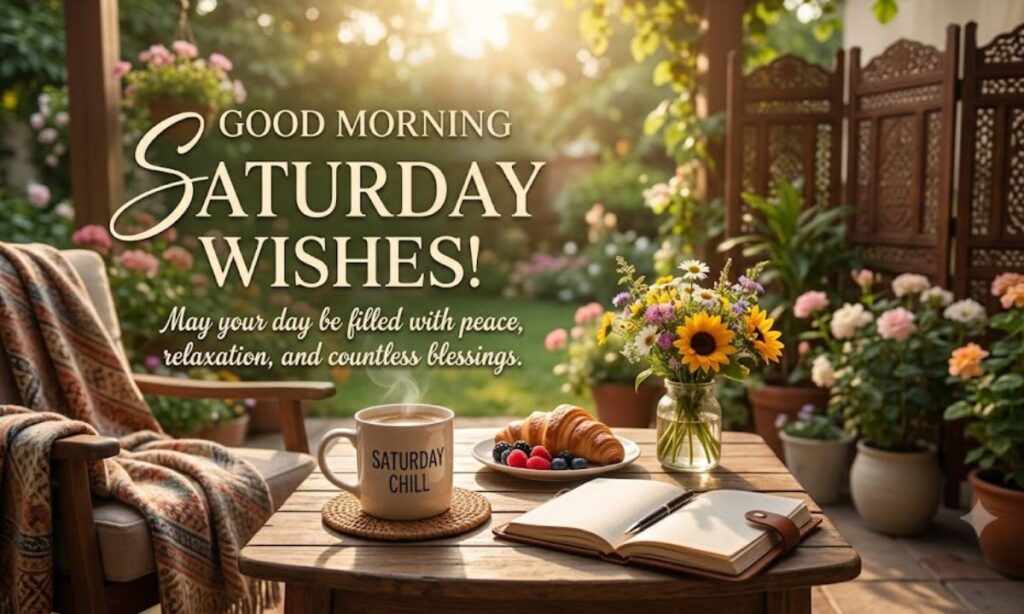 Good Morning Saturday Blessings 