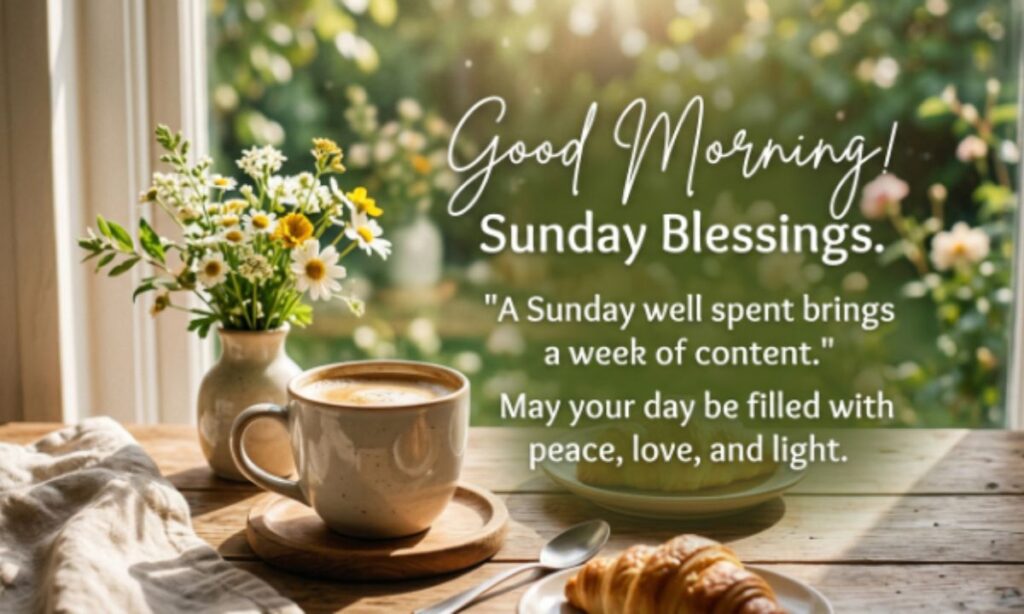 Good Morning Sunday Blessings Quotes 