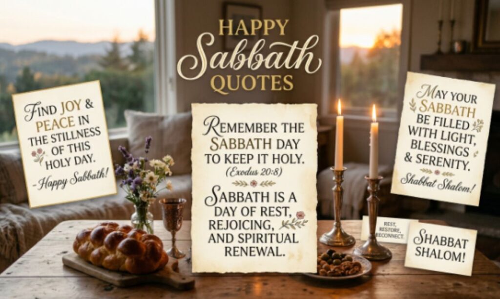 Happy Sabbath Quotes