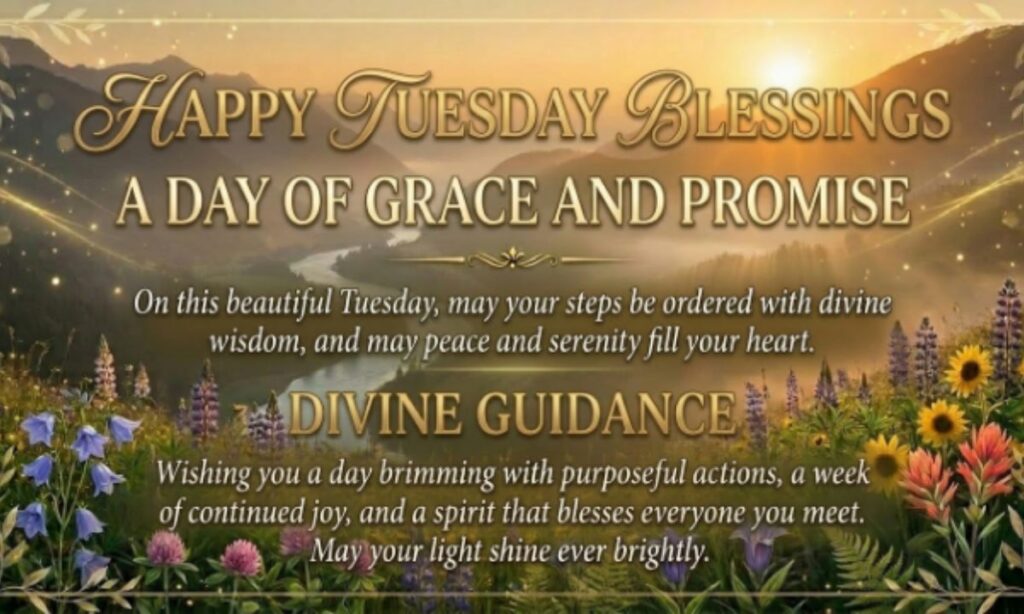 Happy Tuesday Blessings