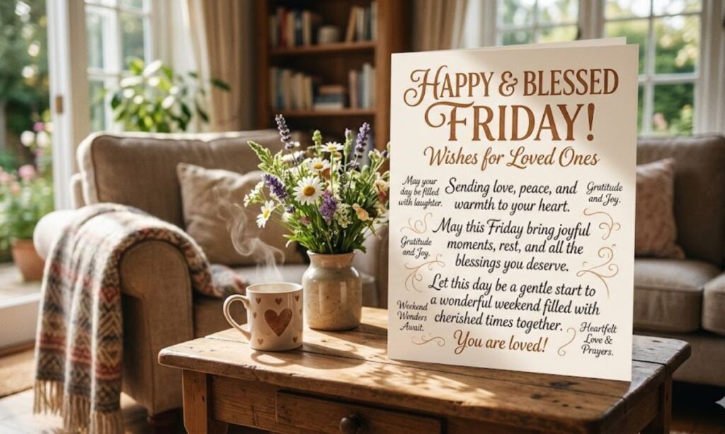 Happy and Blessed Friday Wishes for Loved Ones