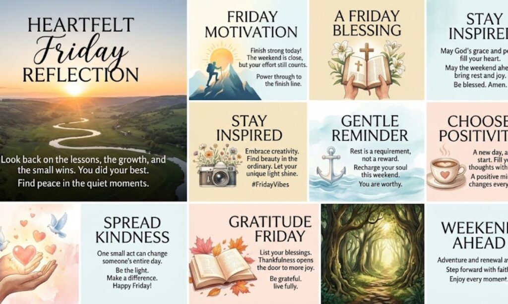 Heartfelt Friday Quotes for Reflection and Motivation