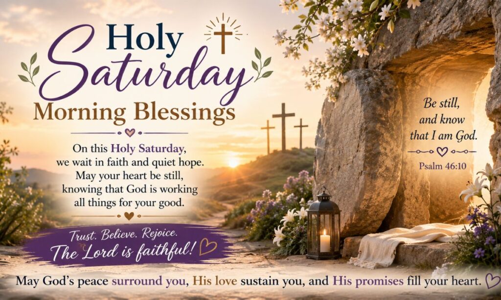 Holy Saturday Morning Blessings
