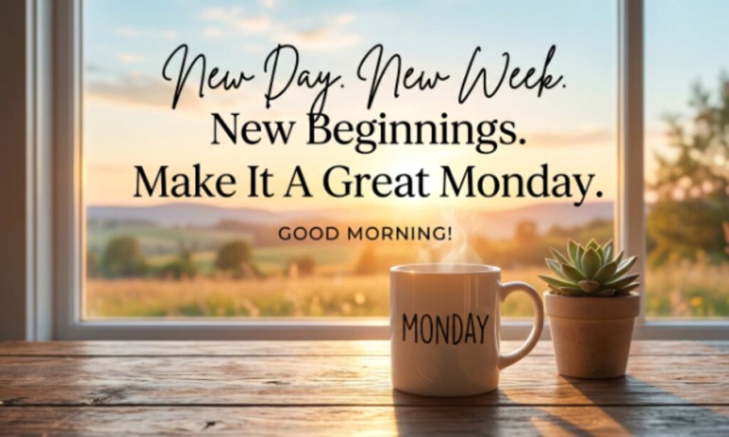 Inspirational Positive Good Morning Monday Quotes