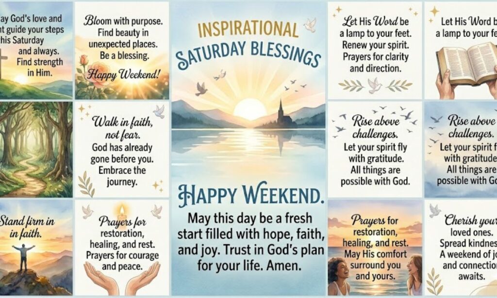 Inspirational Saturday Blessings